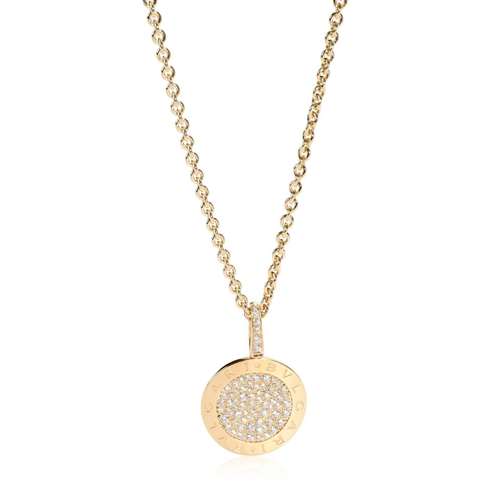 Bulgari Bvlgari Bvlgari Diamond Pendant in 18K Yellow Gold 1.67 CTW